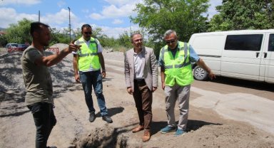 Kayseri Hacılar'da içme suyu çalışması sürüyor