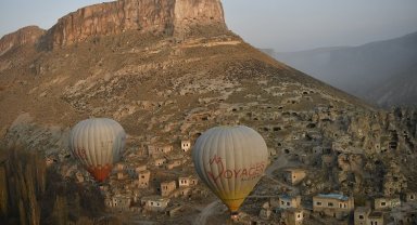 Kayseri Soğanlı'da balon turizm başladı