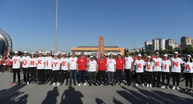 Kayseri Türkiye aşkına pedalladı