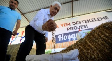 Muğla Milas'ta üreticiye 1 milyon 300 Bin TL değerinde yem desteği
