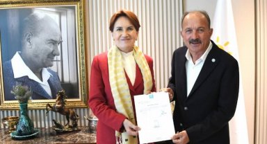 Muğla'da Başkan Saatçı'ya Akşener'in doğum gününde 'İYİ' yetki