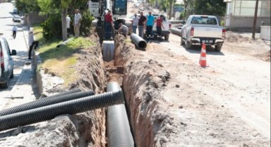 Nevşehir'de alt yapı çalışması tam gaz