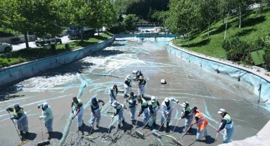 75 kişiyle 750 havuzu temizlediler