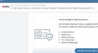 Ad soyad değişikliği için yarın son gün! Tek tıkla adını değiştir