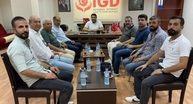 Adıyaman'da İYİ Partililerden İnternet Gazetecileri'ne ziyaret