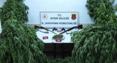 Aydın Jandarması kilolarca uyuşturucu ele geçirdi