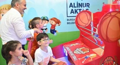 Bursa'da 'ToyMobil'le eğlenceli yolculuk