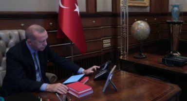 Cumhurbaşkanı Erdoğan Lapid'le görüştü