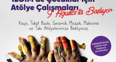İZGİM'de çocuklara atölye