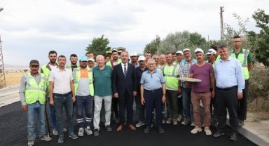Kayseri Büyükşehir'den Tomarza'ya asfalt yatırımı
