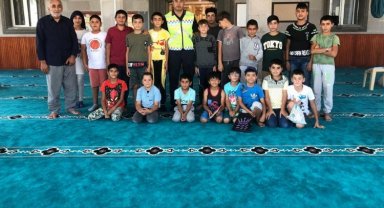Kayseri jandarmasından Kur'an öğrencilerine eğitim
