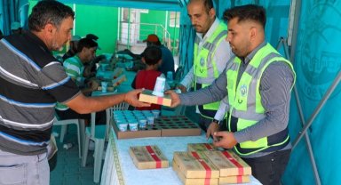 Kayseri Talas'ta çiftçilere kumanya