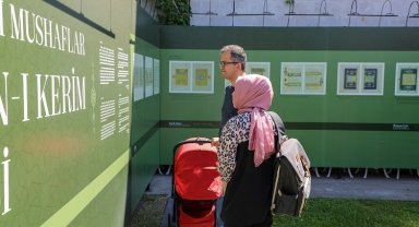 Kayseri Talas'ta Kur'an-ı Kerim sergisine büyük ilgi