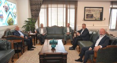 Kayseri Talas'ta 'tarihi' ziyaret