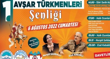 Kayseri'de Avşar Türkmenleri'nin şenlik heyecanı