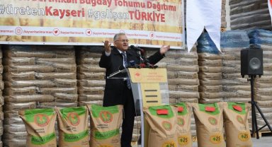 Kayseri'de çiftçilere destek