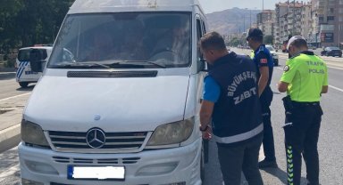 Kayseri'de zabıtadan toplu ulaşıma sıkı denetim