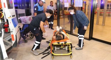 KKTC'de kaza geçiren yaralının imdadına HADO yetişti
