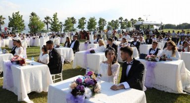 Kocaeli'de 36 Roman çifte toplu nikâh