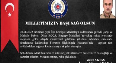 Mahalle düğününde kavga 1 bekçi şehit, 4 bekçi yaralandı