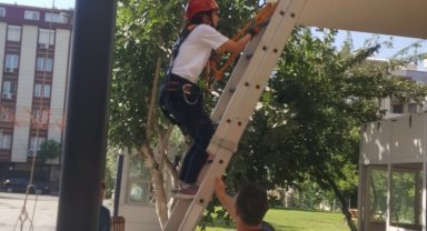 Manisa'da MASKİ personeline 'yüksekte çalışma' eğitimi