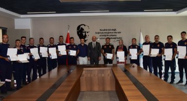 Manisalı itfaiyecilere 'drone' ehliyeti