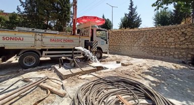 Mardin Yeşilli'de yeni su kuyusu açıldı