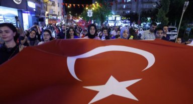 Nevşehir'de coşkulu fener alayı