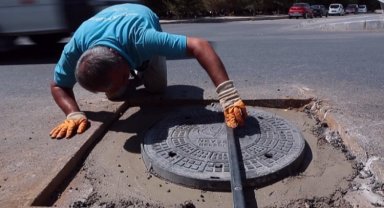 Nevşehir'de rögar kapaklarına düzenleme