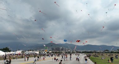 Zafer coşkusu Bursa'da göklerde
