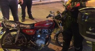 Adıyaman'da çalıntı motorsikletle kaçışa gözaltı!