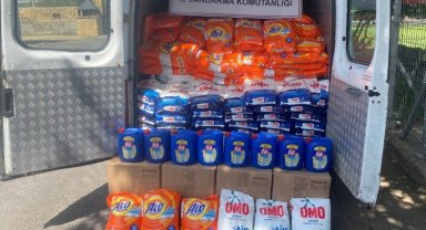 Adıyaman'da faturasız temizlik malzemelerine el konuldu!