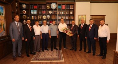 Ahilik Kutlama Heyeti'nden Savran'a ziyaret