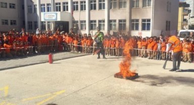 Ankara Gazi Rotary'den yangın farkındalığı