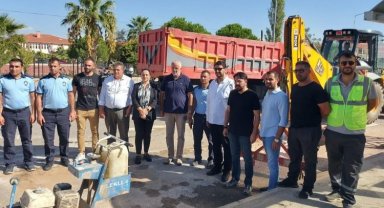 Balıkesir Ayvalık'a gaz için ilk kazma