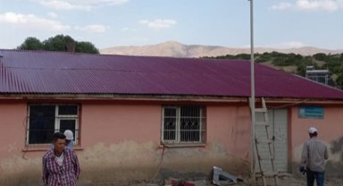 Bingöl Karlıova'da köy okuluna tadilat