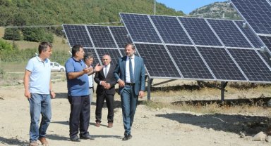 Bursa Gürsu'nun geceleri güneşle aydınlanacak