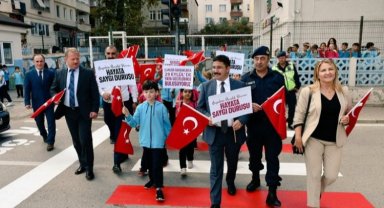 Bursa Mudanya'da 'kırmızı çizgi' farkındalığı