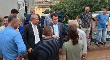 Bursa Osmangazi'de sel felaketin yaraları sarılıyor