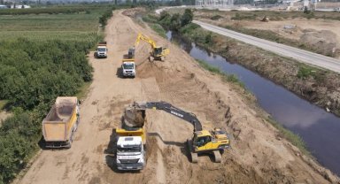 Bursa Yıldırım'da Samanlı'nın taşkın riski tarihe karışıyor