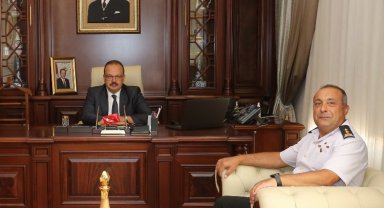 Bursa'da Aktemur Paşa'dan Vali Canbolat'a ziyaret