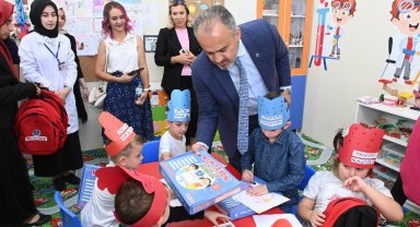 Bursa'da Ovaakçalı minikler de Ana Kucağı'na kavuştu