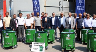 Bursa'da üretim çiftçiden, destek Büyükşehir'den