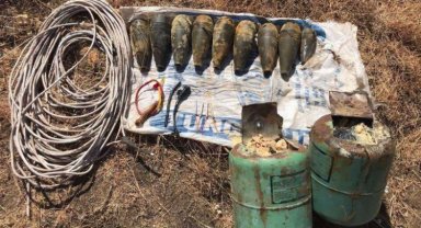 Cephaneyi toprağa gömen PKK'ya bir darbe daha