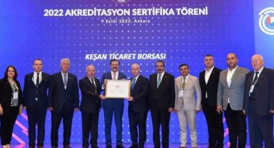 Edirne Keşan'da Ticaret Borsası kalitesini tescilledi