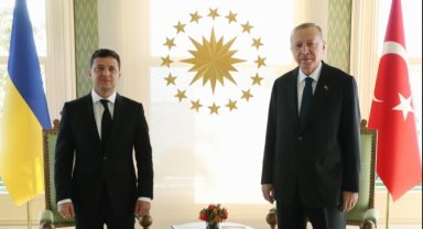 Erdoğan Zelenski ile görüştü