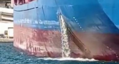 İzmit Körfezi'ni kirleten gemiye 5 milyon lira ceza