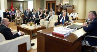 Kocaeli'de Ahilik Kutlama Komitesi'nden Başkan Büyükakın'a ziyaret