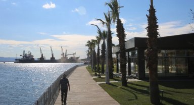 Kocaeli'de Körfez Atalar Sahil Parkı'nda sona doğru