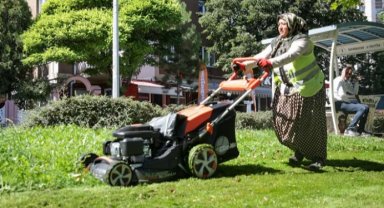 Kütahya Belediyesi'nden 'çim' mesaisi